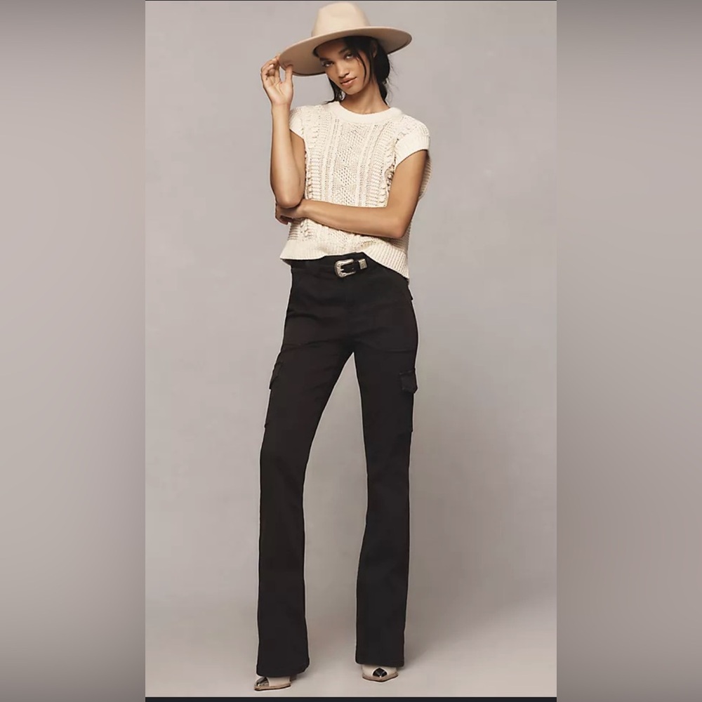 Sanctuary Sculpted Hayden Cargo Bootcut Pants Anthropologie